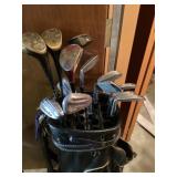 Vintage golf clubs