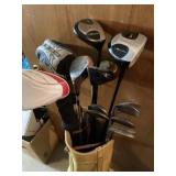 Vintage golf clubs