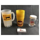 Mt. Pleasant Panthers drink cups, mug, & jar