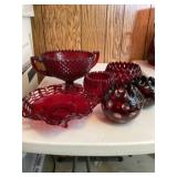 Assorted Ruby, red glass