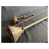 Vintage lamp and laubry washer