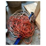 Extension cord, snow rake garden