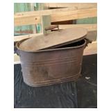 Copper boiler with contents