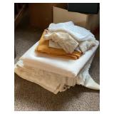 Table linens and Lace Doilies