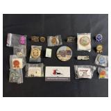 Midwest Old Threshers Reunion pin collection
