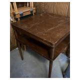 Wooden end table