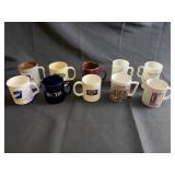 Assortment of coffee mugs