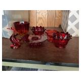 Ruby red and Amberina glass often referred as