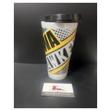 Iowa Hawkeye plastic cup with lid
