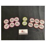 Midwest Old Threshers pins 2020, 2021, & 2023