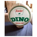 Vintage Sinclair Dino gasoline gas pump topper