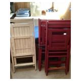 5 wooden chairs