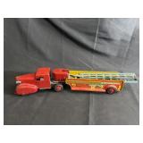 Medal toy hook & ladder fire truck