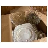 Assorted glass platters