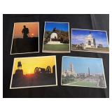 Collection of monument postcards