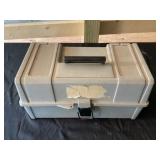 Plastic toolbox with contents