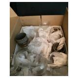 Assorted glassware