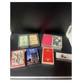 Assorted playing cards