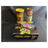 Lincoln logs, Tinkertoy, & Throw in a Row