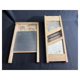 Antique washboard & kraut cutter