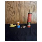 Assorted vintage toys