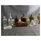 Collection of vintage bottles