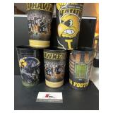 Assorted Iowa, Hawkeye Cups