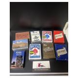 Assorted playing cards