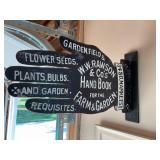 Double sided sign