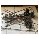 Metal garden decor
