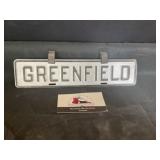 Greenfield sign