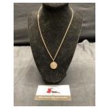 Religious Necklace marked Sterling