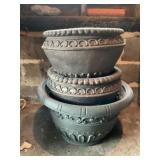 Foam and plastic Pots
