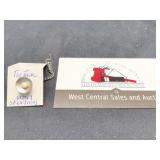 Pearl sterling tie tack