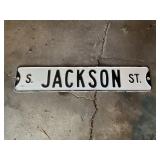 Jackson St Sign