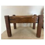 Wood foot stool