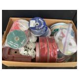 Various ribbon and decor