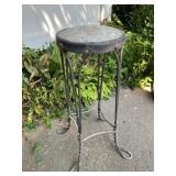 Vintage metal stool