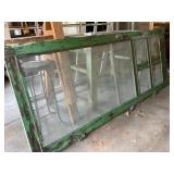 Wood screen door