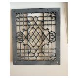 Metal floor grate