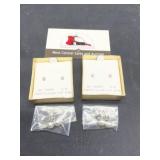 Diamond and Pearl  earrings