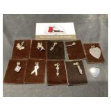 10 Sterling Silver Charms