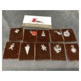 10 Sterling Silver Charms