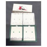 Emerald and Diamond Earrings