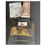 Greenfield advertisers and year book