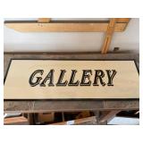 Gallery sign