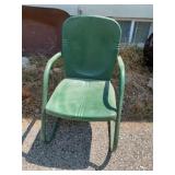 Vintage Green Lawn Chair
