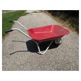 Red Garden wheelbarrow