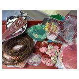 Tote of holiday Decor