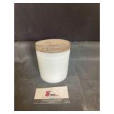 Vintage milk glass jar